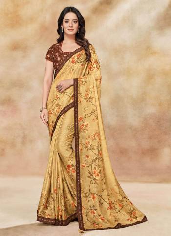 For A Different Look,Grab These Grab These Saree in Fine Colored.These Saree is Fabricated On Silk Georgette Pair With Raw Silk Blouse.Its Beautified With Designer Work.