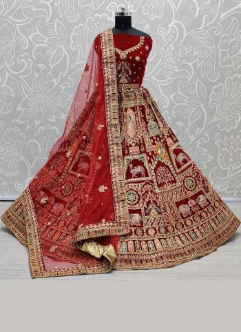 For A Designer Look,Grab These Lehenga Choli in All Over Fine Colored.These Lehenga And Blouse Are Fabricated On Silk Pair With Soft Net Dupatta.Its Beautified With Heavy Designer Work.