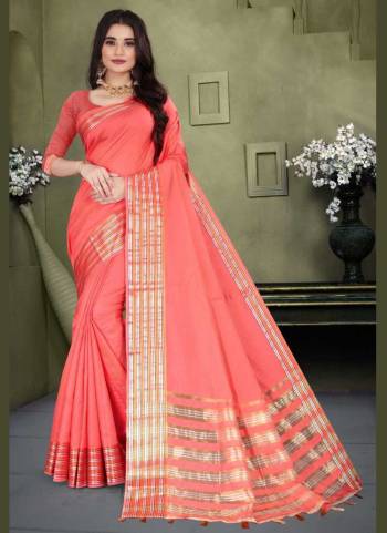 For A Casual Wear Grab These Saree in All Over Fine Colored.These Saree And Blouse Are Fabricated On Cotton.Its Beautified With Weaving Designer Work.