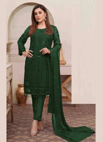 Grab These Beautiful Colored Suit Pair With Bottom And Dupatta.These Top is Fabricated On Georgette Pair With Santoon Bottom And Georgette Dupatta.Its Beautified With Heavy Designer Embroidery Work.