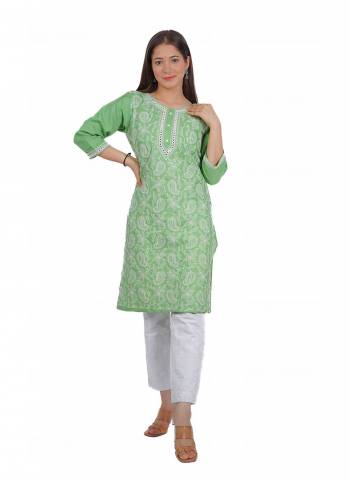 Grab These Beautiful Colored Kurti Come With Cotton Flex Fabric.Its Beautified With Designer Embroidery Work.