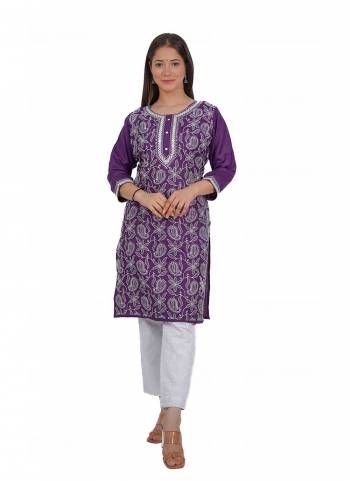 Grab These Beautiful Colored Kurti Come With Cotton Flex Fabric.Its Beautified With Designer Embroidery Work.