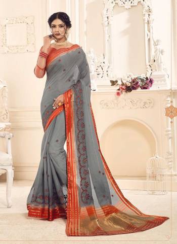 For A Different Looking Saree,Grab These Saree in Fine Colored Pair With Blouse.These Saree And Blouse Are Fabricated On Art Silk.its Beautified With Designer Work.