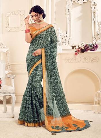 For A Different Looking Saree,Grab These Saree in Fine Colored Pair With Blouse.These Saree And Blouse Are Fabricated On Art Silk.its Beautified With Designer Work.