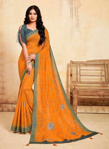 For A Different Looking Saree,Grab These Saree in Fine Colored Pair With Blouse.These Saree And Blouse Are Fabricated On Art Silk.its Beautified With Designer Work.