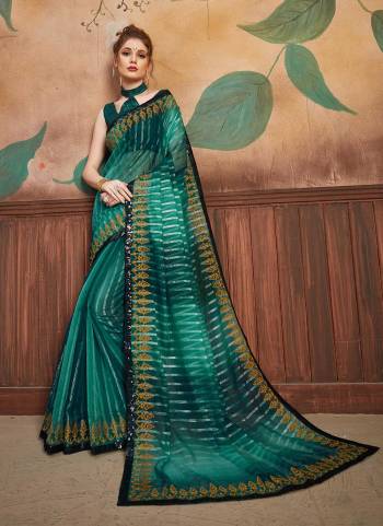 For A Different Looking Saree,Grab These Saree in Fine Colored Pair With Blouse.These Saree And Blouse Are Fabricated On Art Silk.its Beautified With Designer Work.