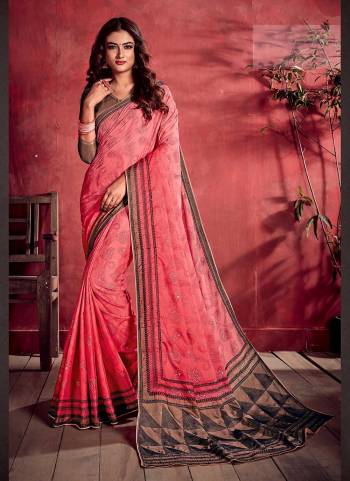 For A Different Looking Saree,Grab These Saree in Fine Colored Pair With Blouse.These Saree And Blouse Are Fabricated On Art Silk.its Beautified With Designer Work.