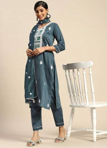 Grab These Readymade Suit Come With Beautiful Colored.These Top And Bottom Are Fabricated On Silk Blend Pair With Silk Blend Dupatta.Its Beautified With Designer Sequance Embroidery Work.