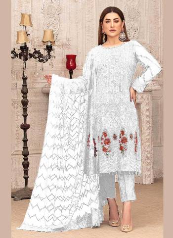 For A Beautiful Looking Suit Pair With Bottom And Dupatta.These Top is Fabricated On Georgette Pair With Santoon Bottom And Nazmin Dupatt.its Beautified With Heavy Designer Sequance Embroidery Work. 