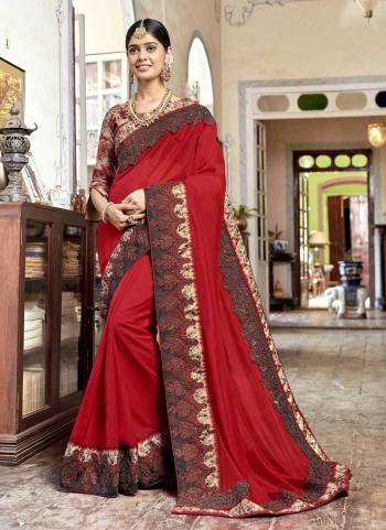 Grab These Fine Colored Saree Pair With Matching Colored Blouse.These Saree And Blouse Are Fabricated On Art Silk.its Beautified With Designer Work.