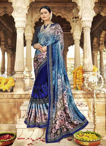 For A Different Look,Grab These Saree in Fine Colored.These Saree And Blouse Are Fabriated On Art Silk.Its Beautified With Digital Printed,Cut Petch Embroidery Work.