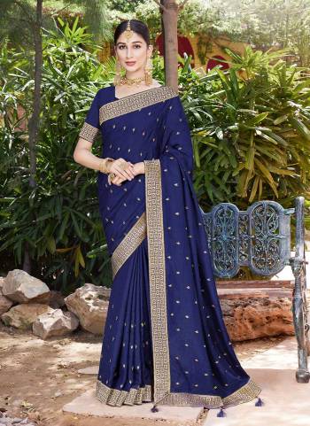 Grab These Saree in All Over Fine Colored.These Saree And Blouse Are Fabricated On Vichitra Silk.Its Beautified With Jari Embroidery Butti Work.