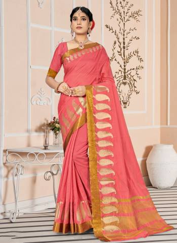 Grab These Saree in Fine Colored Pair With Matching Blouse.These Saree And Blouse Are Fabricated On Cotton.Its Beautified With Heavy Wevon Designer,Swarovski Work.