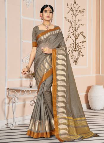 Grab These Saree in Fine Colored Pair With Matching Blouse.These Saree And Blouse Are Fabricated On Cotton.Its Beautified With Heavy Wevon Designer,Swarovski Work.