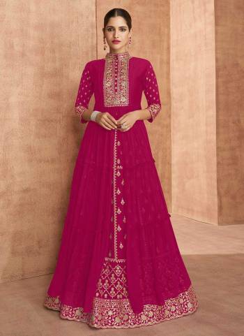 Grab These Beautiful Colored Plazzo Suit.These Top and Bottom Are Fabricated On Faux Georgette Pair With Faux Georgette Dupatta.Its Beautified With Heavy Designer Embroidery Work