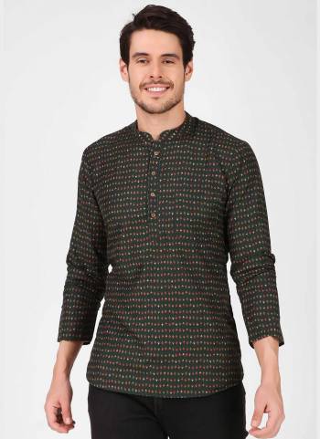 For A Festive Wear,Grab These Readymade Short Kurta in Fine Colored.These Kurta is Fabricated On Cotton Rayon With Designer Ikkat Printed Work.Buy Now.