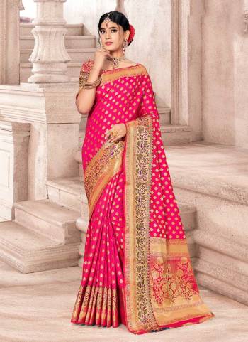 For A Beautiful Look,Grab These Saree in All Over Fine Colored.These Saree And Blouse Are Fabricated On Banarasi Silk.Its Beautified With Heavy Wevon Designer Work.