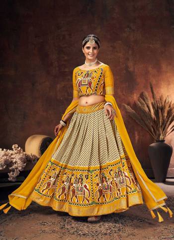 Grab These Beautiful Colored Lehenga Choli Pair With Designer Blouse And Dupatta.These Lehenga And Blouse Are Fabricated On Velvet Tussar Silk Pair With Velvet Tussar Silk Dupatta.Its Beautified With Digital Patola Printed And Swarovski Work.