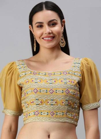 Grab These Readymade Blouse in Fine Colored.Its Fabricated On Shimmer Organza WithEmbroidery Work.Buy NowThese Readymade Blouse. 