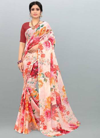 For A Beautiful Look,Grab These Saree in All Over Fine Colored.These Saree And Blouse is Fabricated On Chiffon.Its Beautified With Designer Digital Printed Work.