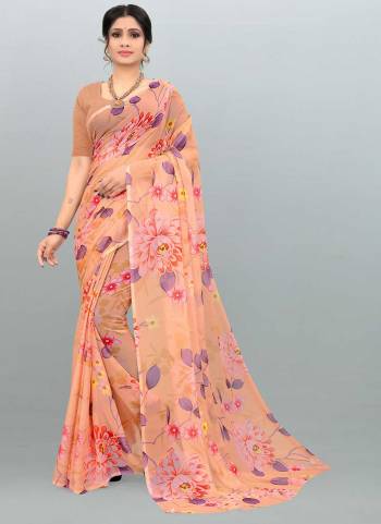 For A Beautiful Look,Grab These Saree in All Over Fine Colored.These Saree And Blouse is Fabricated On Chiffon.Its Beautified With Designer Digital Printed Work.