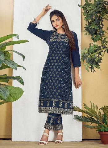 For A Festive Wear,Grab These Readymade Pair in Fine Colored.These Kurti and Bottom Are Fabricated On Malai Rayon.Its Beautified With Designer Printed Work.