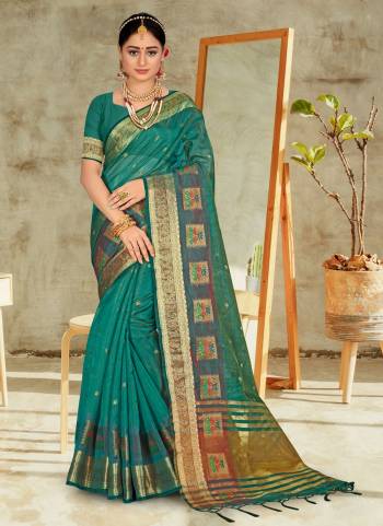 Grab These Fine Colored Saree Pair With Blouse.These Saree And Blouse Are Fabricated On Organza.Its Beautified With Wevon Jari Designer Work. 