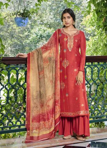 Grab These Beautiful Colored Sharara Suit Pair With Designer Dupatta.These Top is Fabricated On Viscose Russian Silk Pair With Rayon Bottom And Viscose Erick Silk Dupatta.Its Beautified With Wevon Jacquard Designer,Digital Printed Work.