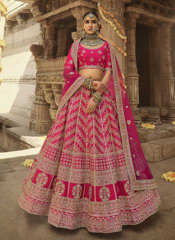 For A Designer Look,Grab These Lehenga in Fine Colored Piar With Designer Blouse And Dupatta.These Lehenga is Fabricated On Silk Pair With Raw Silk Blouse And Net Dupatta.Its Beautified With Heavy Designer Work.