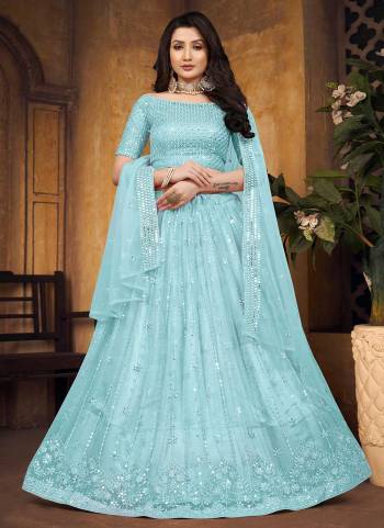 For A Designer Look,Grab These Lehenga Choli in All Over Fine Colored Pair With Designer Blouse And Dupatta.These Blouse And Lehenga Are Fabricated On Butterfly Net Pair With Butterfly Net Dupatta.Its Beautified With Designer Work.