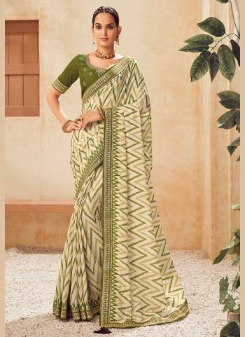 For A Beautiful Look,Grab These Fine Colored Saree Pair With Blouse.These Saree is Fabricated On Chinon  Pair With Phantom Silk Blouse.Its Beautified With Laheriya Printed And Embroidery Work.