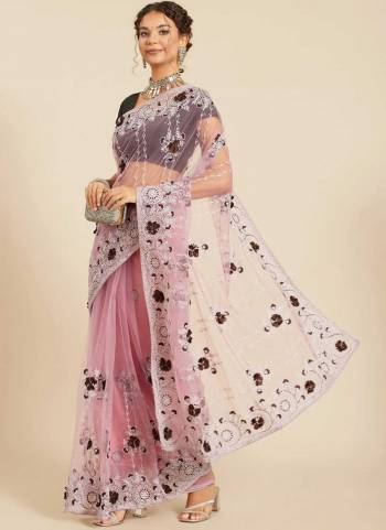 For A Beautiful Look,Grab These Saree in Fine Colored Pair With Blouse.These Saree And Blouse Are Fabricated On Net.Its Beatified With Designer Embroidery Beads And Stone Work.