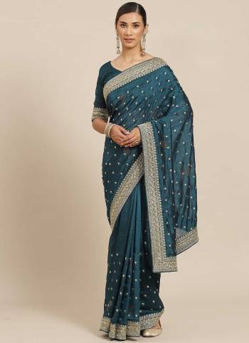 For A Beautiful Look,Grab These Saree in Fine Colored Pair With Blouse.These Saree is Fabricated On Vichitra Silk Pair With Art Silk Blouse.Its Beautified With  Designer Embroidery,Swarovski  Work.