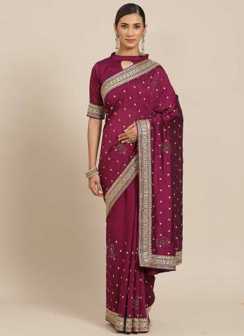 For A Beautiful Look,Grab These Saree in Fine Colored Pair With Blouse.These Saree is Fabricated On Vichitra Silk Pair With Art Silk Blouse.Its Beautified With  Designer Embroidery,Swarovski  Work.