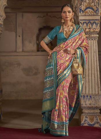 Grab These Saree in All Over Beautiful Colored.These Saree And Blouse Are Fabricated On Patola Silk.Its Beautified With  Woven Jari Designer,Patola Printed And Diamond Work.