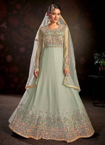 For A Designer Look, Grab These Suit in Fine Colored Pair With Bottom And Dupatta.These Top And Dupatta Are Fabricated On Butterfly Net Pair With Santoon Bottom.Its Beautified With Designer Heavy Embroidery Work. 