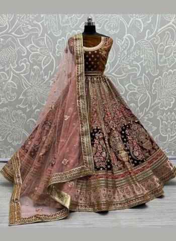 For A Designer Look,Grab These Lehenga Choli in Beautiful Colored Pair With Designer Blouse And Dupatta.These Blouse And Lehenga Are Fabricated On Velvet Pair With Soft Net Dupatta.its Beautified With Heavy Designer Work.