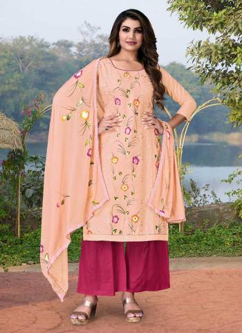 For A Feastive Wear,Grab These Suit in Fine Colored Pair With Bottom And Dupatta.These Top is Fabricated On Cambric Cotton Pair With Cotton Bottom And Fancy Dupatta.Its Beautified With Fancy Embroidery Work.