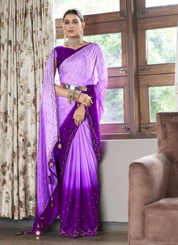 For A Different Look,Grab These Saree in All Over Fine Colored Pair With Blouse.These Saree And Blouse Are Fabricated On Rangoli Silk.Its Beautified With Padding Color,Swarovski Diamond Work.