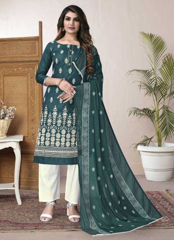 For A Beautiful Look,Grab These Suit in All Over Fine Colored.These Top Is Fabricated On Cotton Pair With Cotton Bottom And Fancy Dupatta.Its Beautified With Designer Embroidery Work.