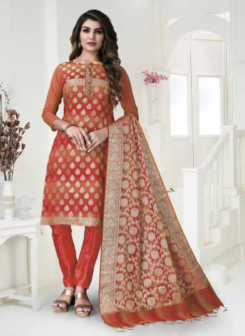 Grab These Suit in FineColored Pair With Bottom And Dupatta.These Top Is Fabricated On Banarasi Silk Pair With Santoon Bottom And Banarasi Jacquard Dupatta.Its Beautified With Wevon Designer Work.