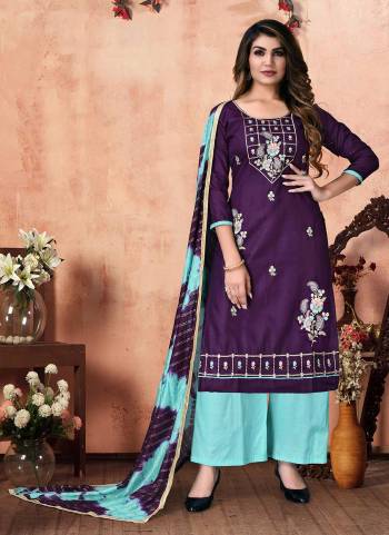 For A Beautiful Look,Grab These Suit in All Over Fine Colored.These Top Is Fabricated On Cotton Pair With Cotton Bottom And Fancy Dupatta.Its Beautified With Designer Embroidery Work.