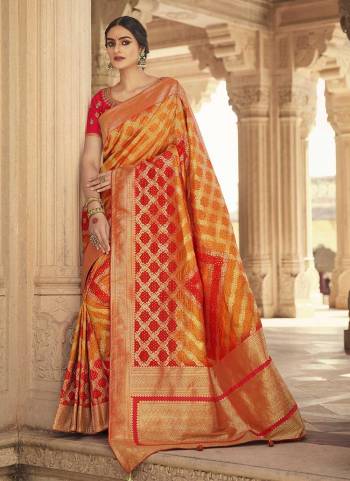 For A Beautiful Look,Grab These Saree in Fine Colored Pair With Blouse.These Saree Are Silk And Blouse Are Fabricated On Art Silk.its Beautified With Wevon Jari Designer With Embroidery Work.