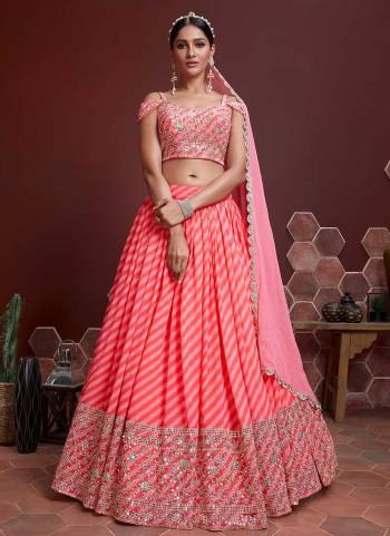 For A Designer Look,Grab These Lehenga in All Over Fine Colored Pair With Designer Dupatta And Blouse.These Lehenga And Blouse Are Fabricated On Organza Pair With Georgette Dupatta.Its Beautified With Heavy Designer Work.