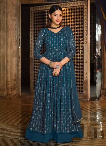 For A Beautiful Look,Grab These Suit in All Over Fine Colored Pair With Bottom And Dupatta.These Top And Dupatta Are Fabricated On Georgette Pair With Georgette Bottom.Its Beautified With Heavy Sequance Embroidery Work.