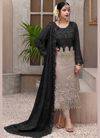 Attrective This Pakistani Salwar Suit Are Fine Color.This Top is Faux Georgette And Bottom Are Santoon With Dupatta Are Faux Georgette Fabricated With Heavy Sequance,Thread Embroidery Work.