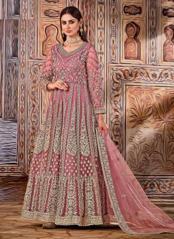 For A Beautiful Look,Grab These Anarkali Suit in All Over Fine Colored Pair With Bottom And Dupatta.These Top And Dupatta Are Fabricated On Butterfly Net Pair With Santoon Bottom.Its Beautified With Heavy Coading,Sequance Embroidery,Hand Work.