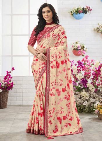 For A Beautiful Look,Grab These Saree in Fine Colored Pair With Blouse.These Saree is Fabricated On Chinon Pair With Phantom Silk Blouse.Its Beautified With Designer Work.