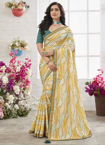 For A Beautiful Look,Grab These Saree in Fine Colored Pair With Blouse.These Saree is Fabricated On Chinon Pair With Phantom Silk Blouse.Its Beautified With Designer Work.