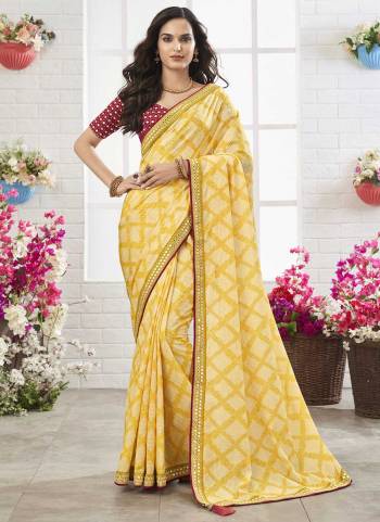 For A Beautiful Look,Grab These Saree in Fine Colored Pair With Blouse.These Saree is Fabricated On Chinon Pair With Phantom Silk Blouse.Its Beautified With Designer Work.